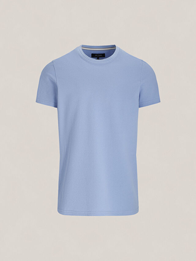 NIEBIESKI T-SHIRT KIRKOS