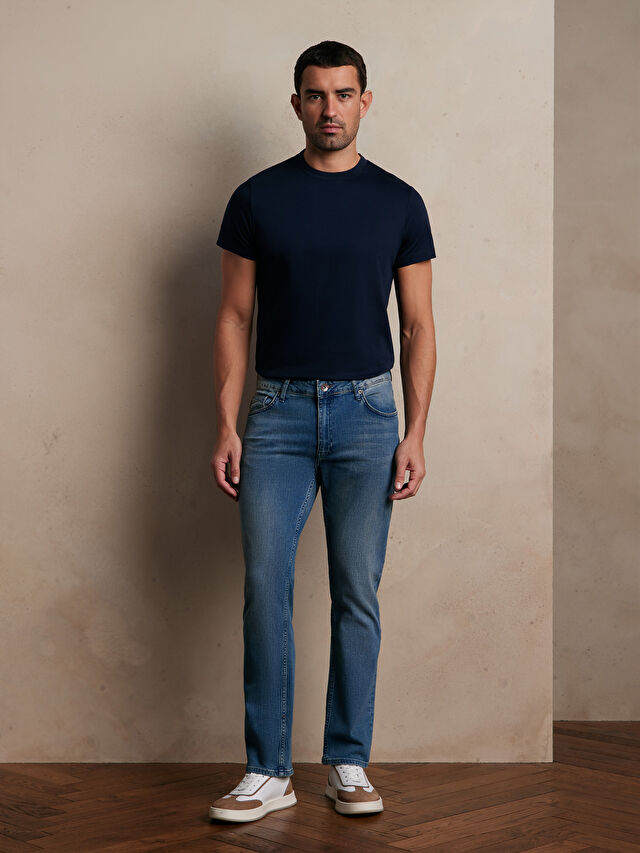 NIEBIESKIE JEANSY HUTSHI