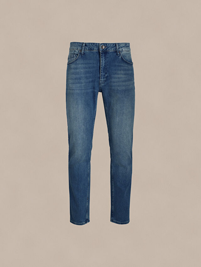 NIEBIESKIE JEANSY HUTSHI