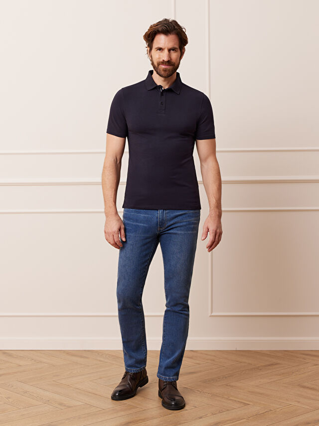 NIEBIESKIE JEANSY GENESON