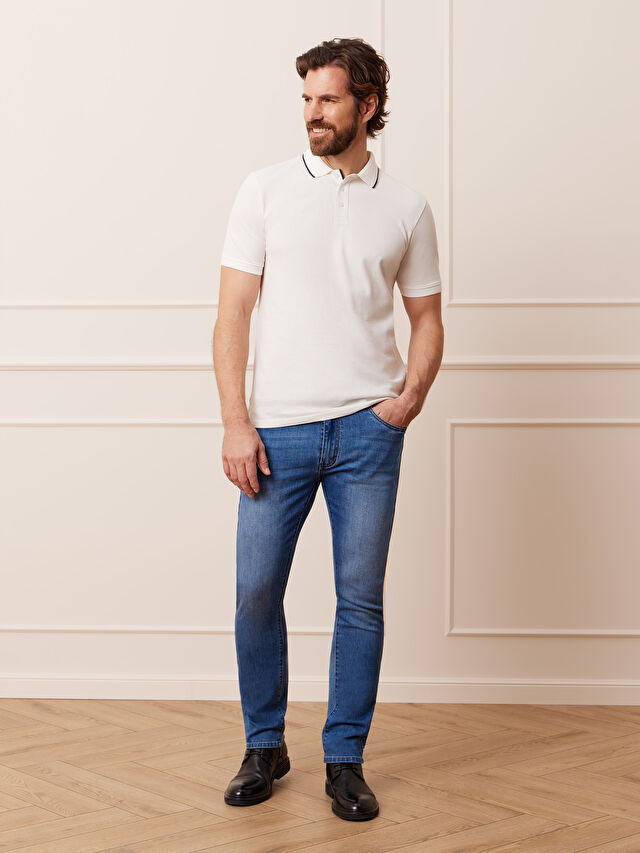 NIEBIESKIE JEANSY KARMAS