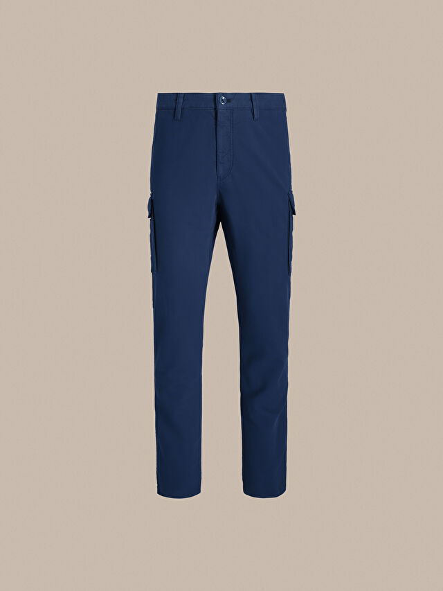 NIEBIESKIE SPODNIE WARD