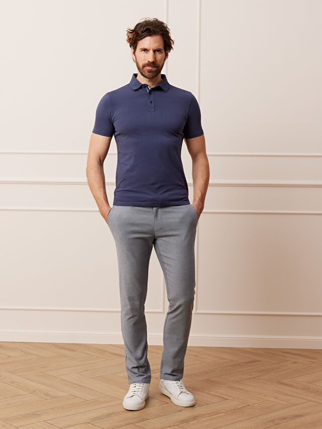 NIEBIESKIE SPODNIE CROLLY