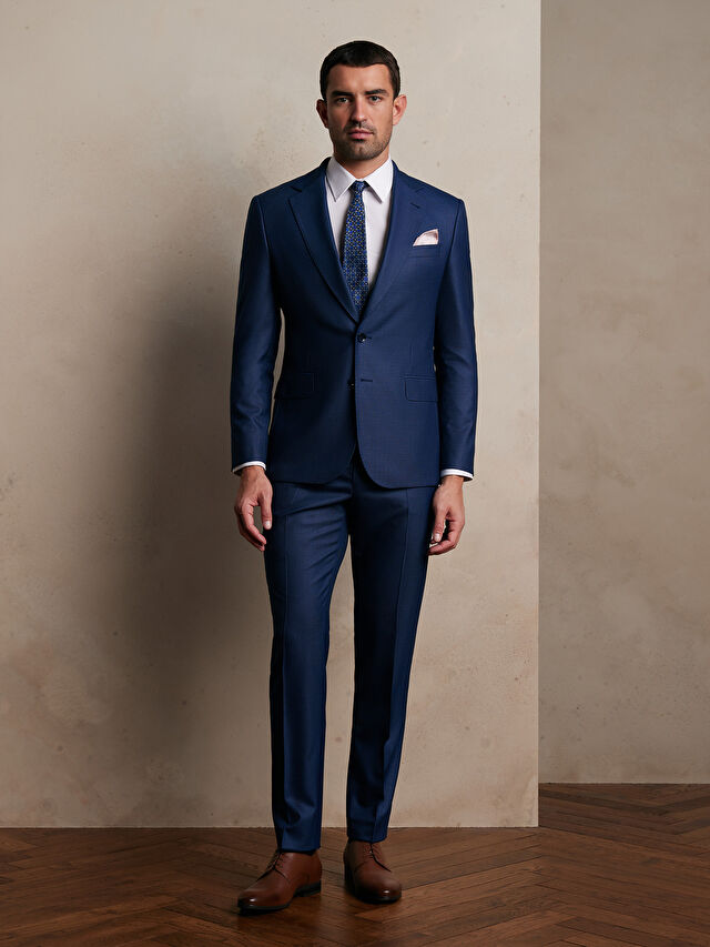 NIEBIESKIE SPODNIE DO GARNITURU - MIKSUJ I ŁĄCZ