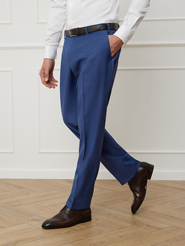 NIEBIESKIE SPODNIE DO GARNITURU - MIKSUJ I ŁĄCZ