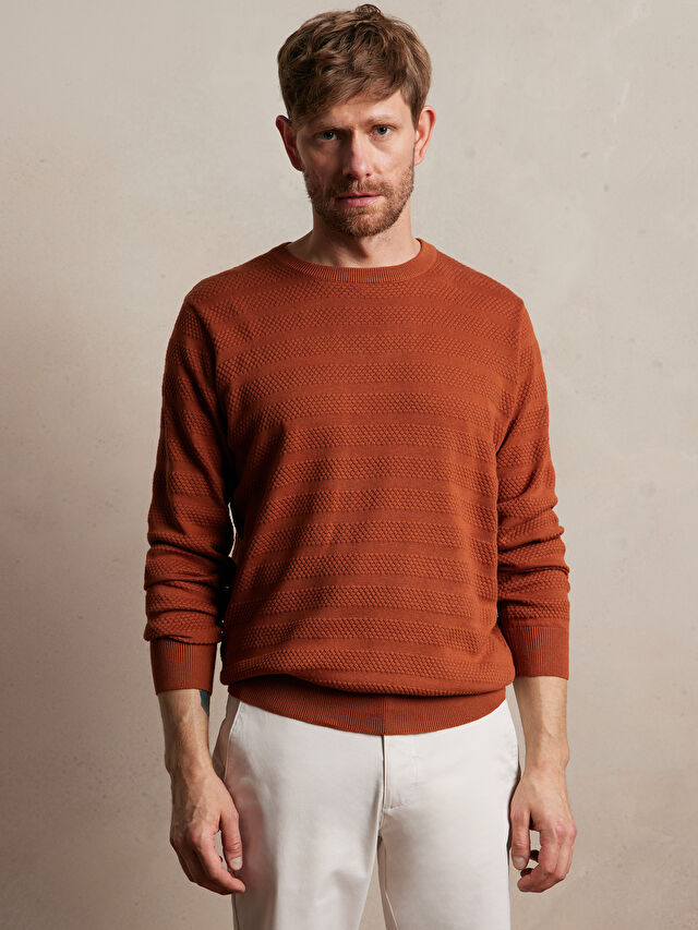 SWETER JUNIPER Z BAWEŁNY ORGANICZNEJ