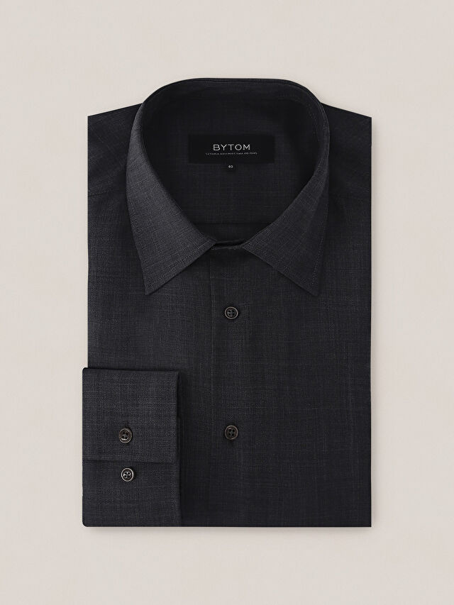 SZARA KOSZULA HAGA DŁUGI RĘKAW