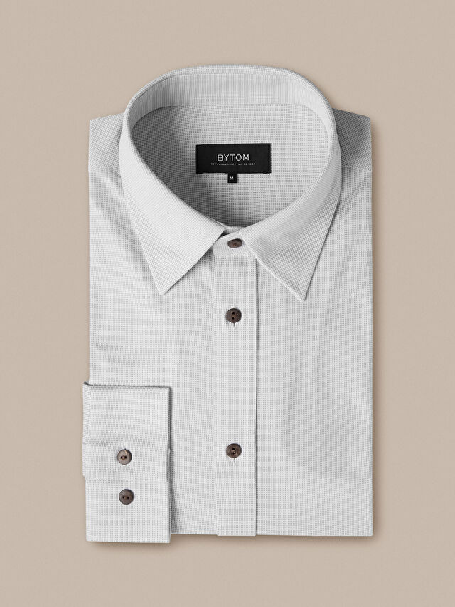 SZARA KOSZULA DŁUGI RĘKAW