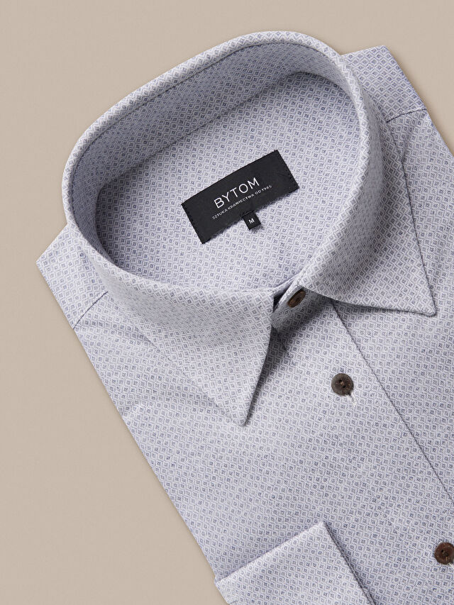 SZARA KOSZULA DŁUGI RĘKAW