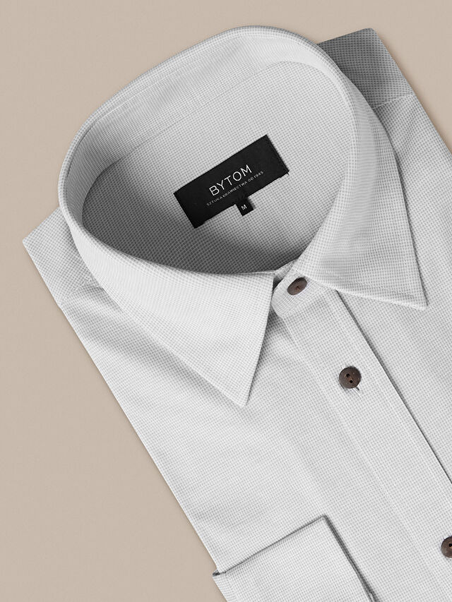 SZARA KOSZULA DŁUGI RĘKAW