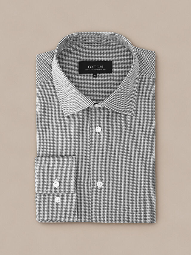 SZARA KOSZULA DŁUGI RĘKAW