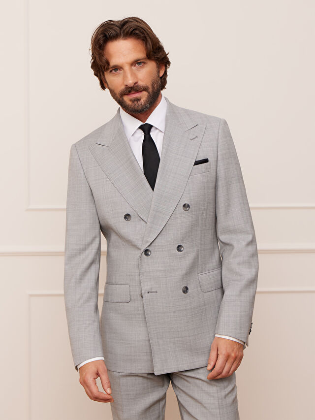 SZARA MARYNARKA TOLEDO DO GARNITURU - MIKSUJ I ŁĄCZ