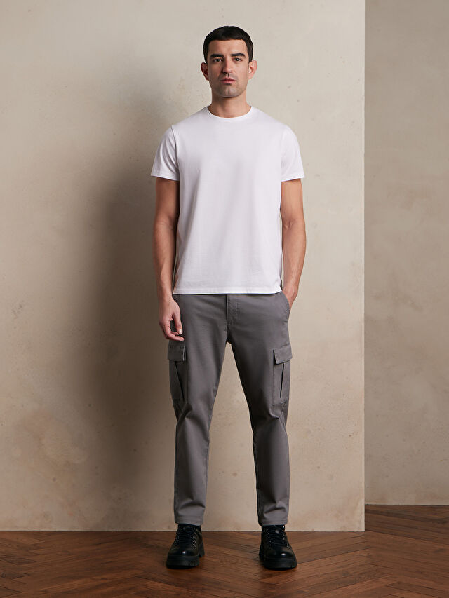 SZARE SPODNIE BOSTON