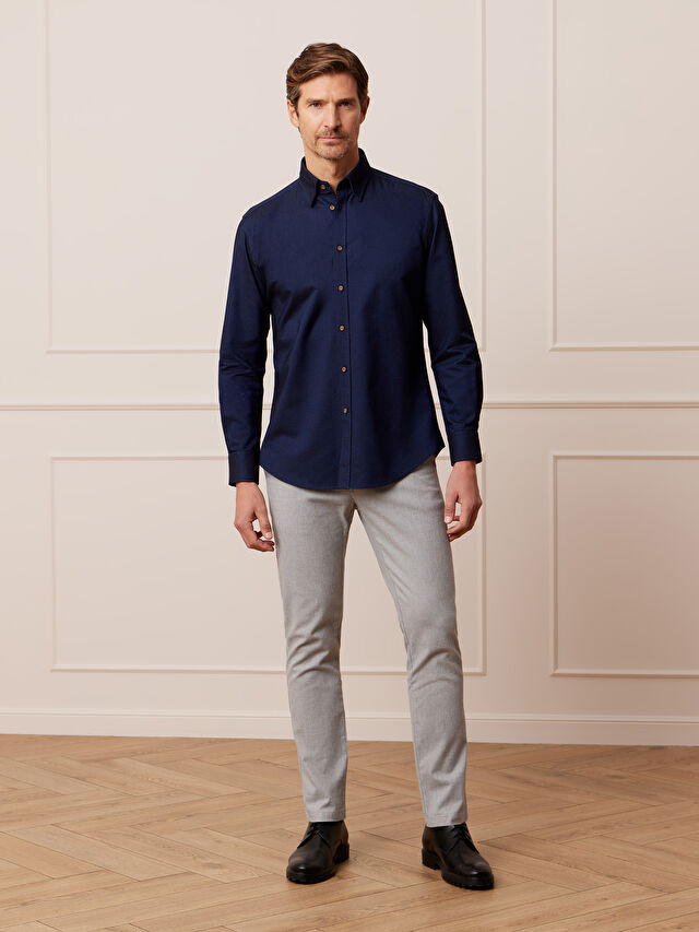 SZARE SPODNIE GLENRIO