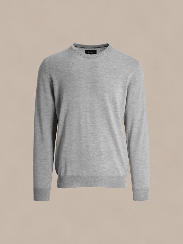 SWETER ASTON Z WEŁNY MERINO