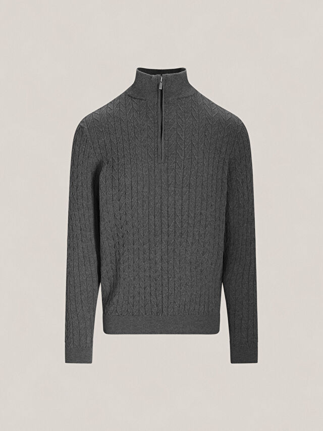 SZARY SWETER GLENCAR