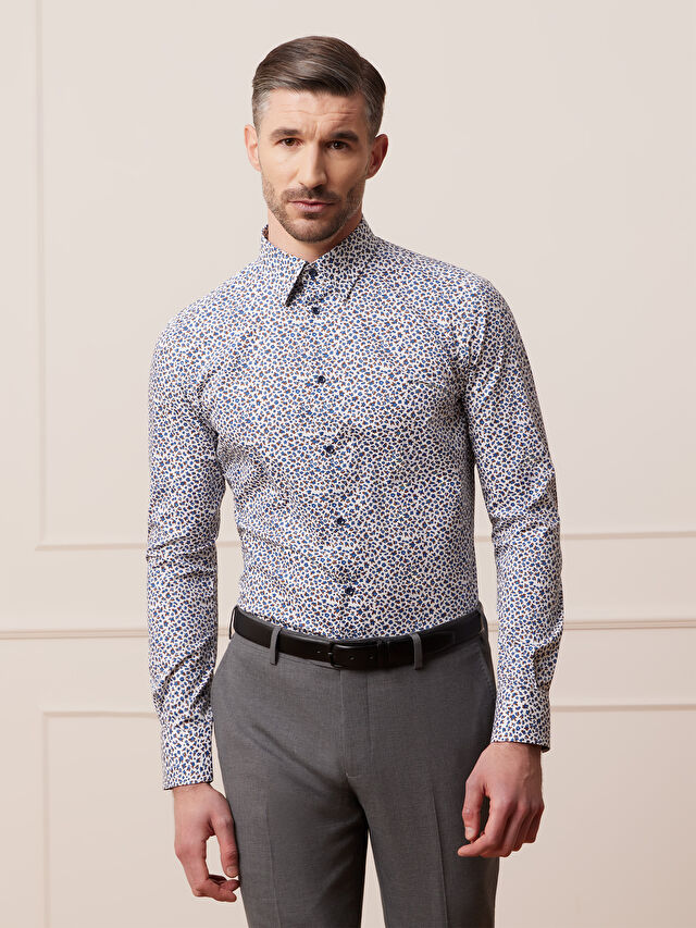 BIAŁA KOSZULA LUKKA DŁUGI RĘKAW