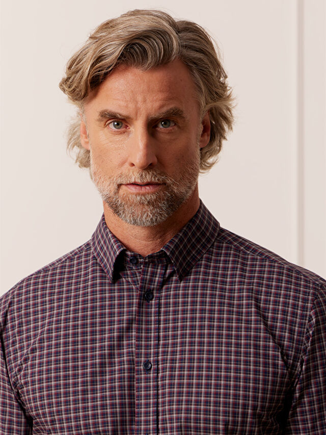 BORDOWA KOSZULA CAPRI DŁUGI RĘKAW