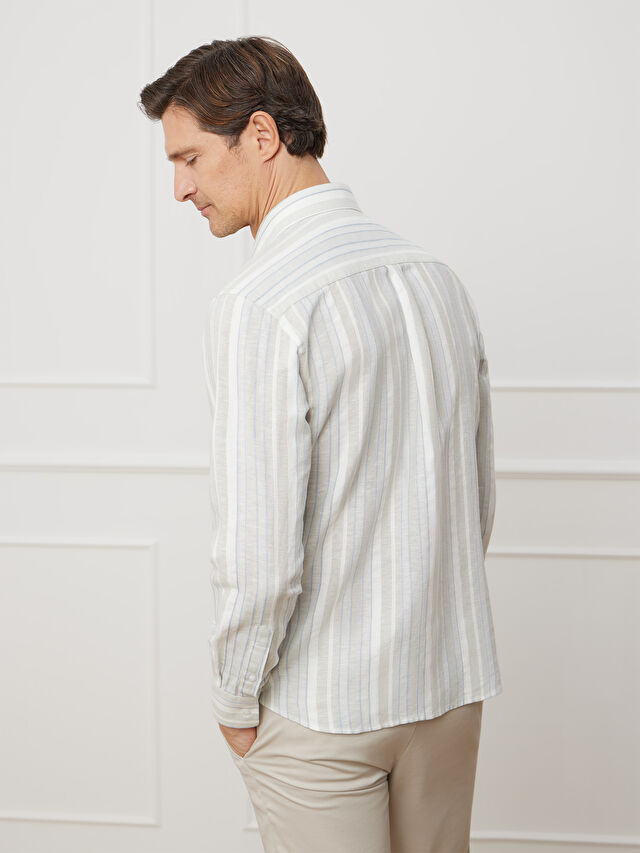 SZARA KOSZULA ROMA DŁUGI RĘKAW