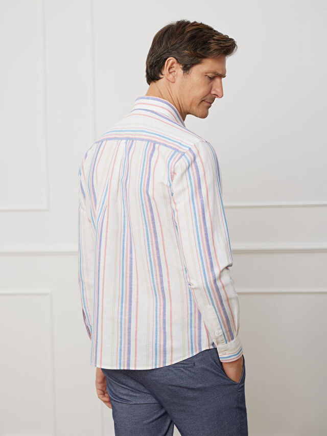 BIAŁA KOSZULA ROMA DŁUGI RĘKAW