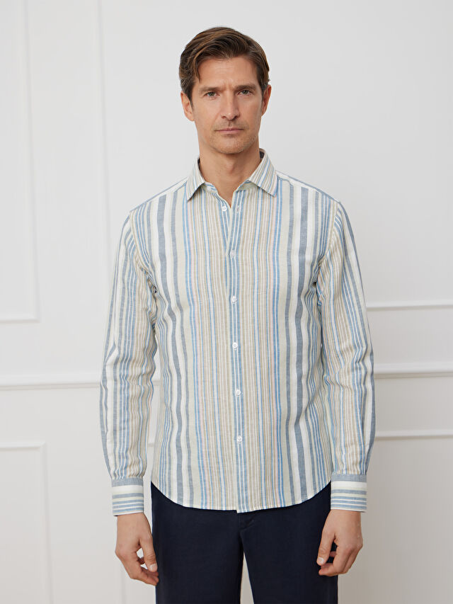 BIAŁA KOSZULA ROMA DŁUGI RĘKAW