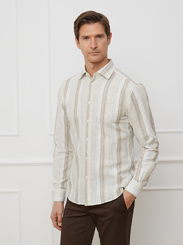 BIAŁA KOSZULA ROMA DŁUGI RĘKAW