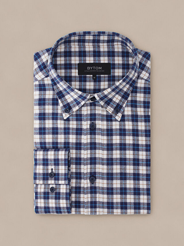 KOSZULA W KRATĘ DŁUGI RĘKAW