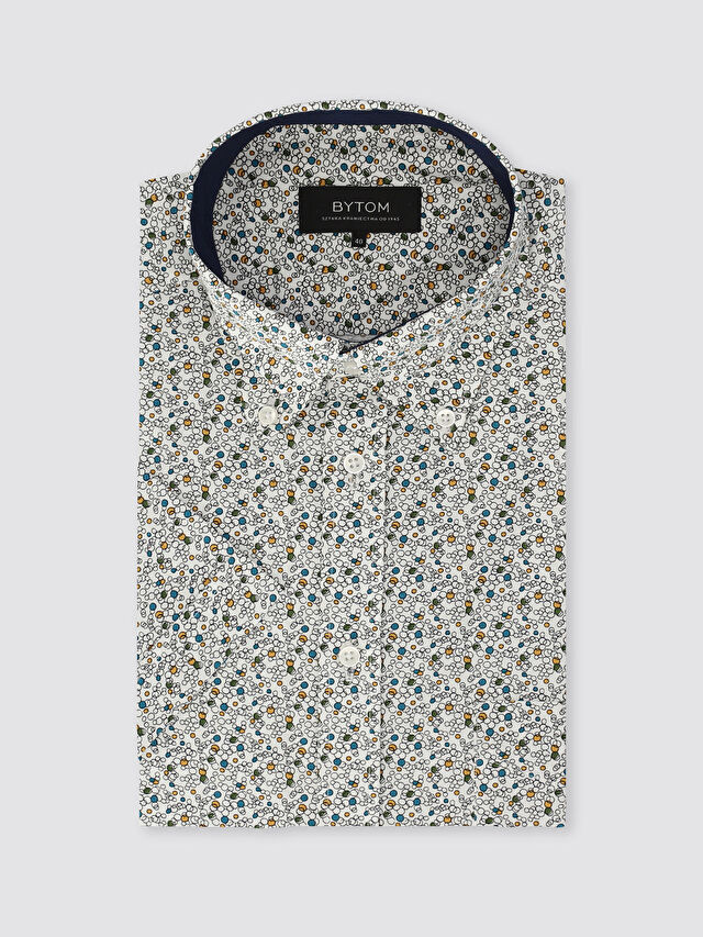 BIAŁA KOSZULA KRÓTKI RĘKAW