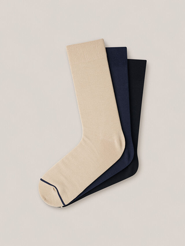 TRÓJPAK BAWEŁNIANYCH SKARPET