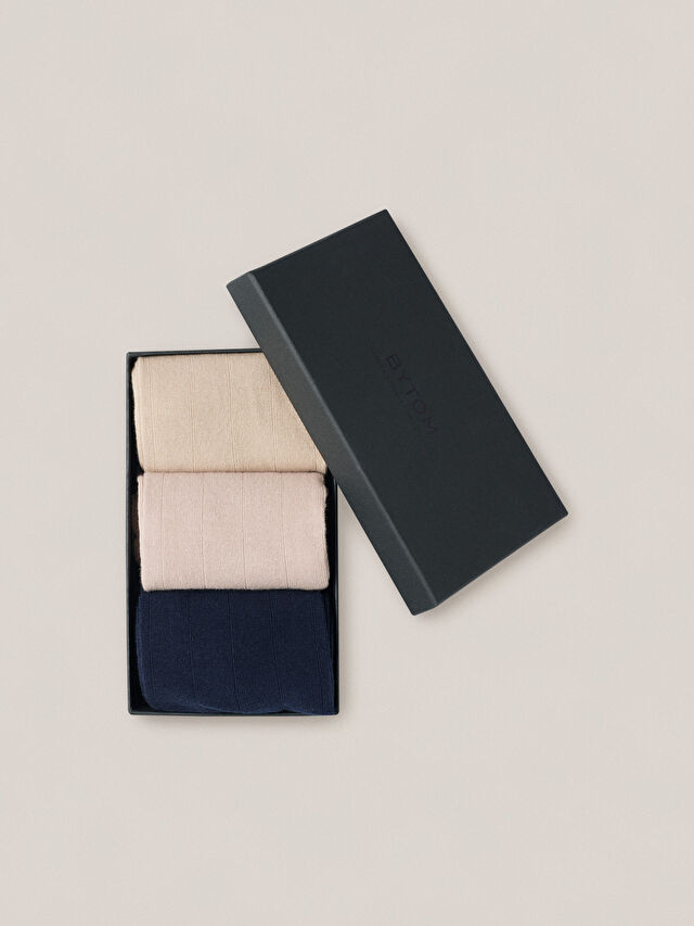 TRÓJPAK BAWEŁNIANYCH SKARPET