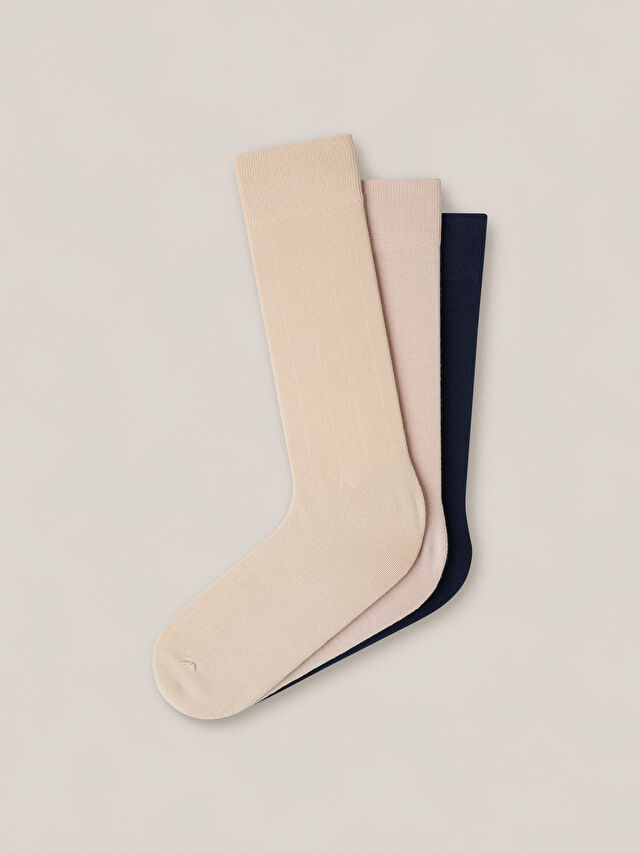 TRÓJPAK BAWEŁNIANYCH SKARPET