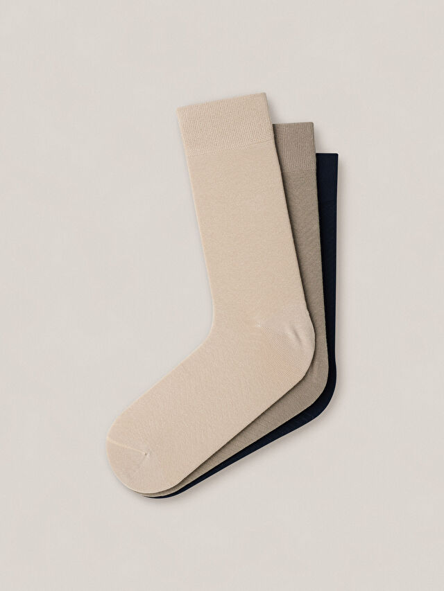 TRÓJPAK BAWEŁNIANYCH SKARPET