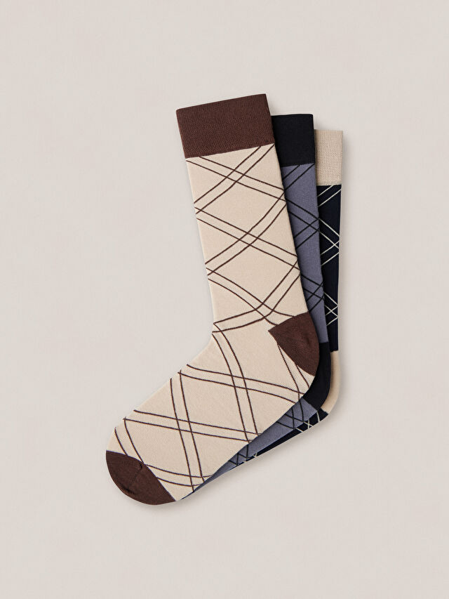 TRÓJPAK BAWEŁNIANYCH SKARPET