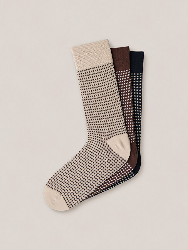 TRÓJPAK BAWEŁNIANYCH SKARPET