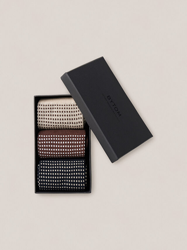 TRÓJPAK BAWEŁNIANYCH SKARPET