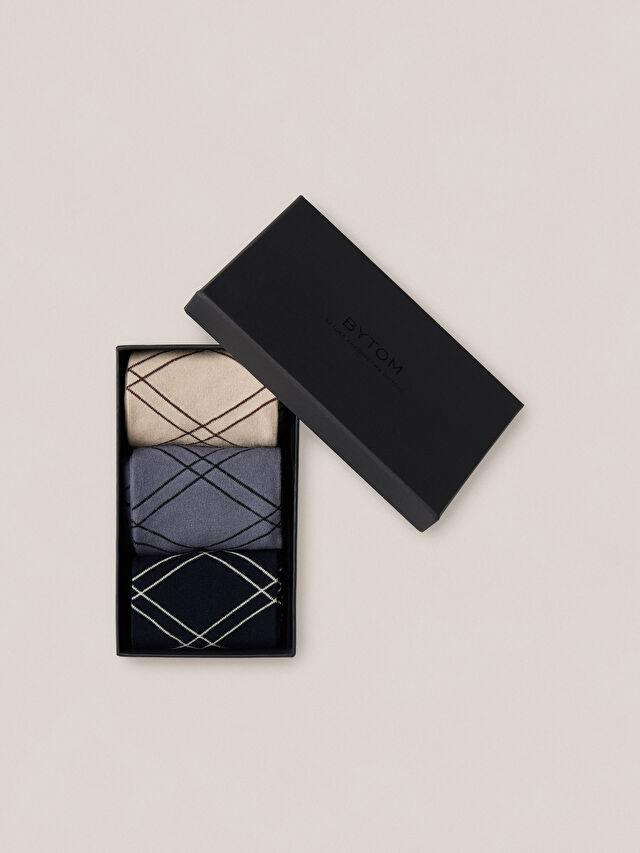 TRÓJPAK BAWEŁNIANYCH SKARPET