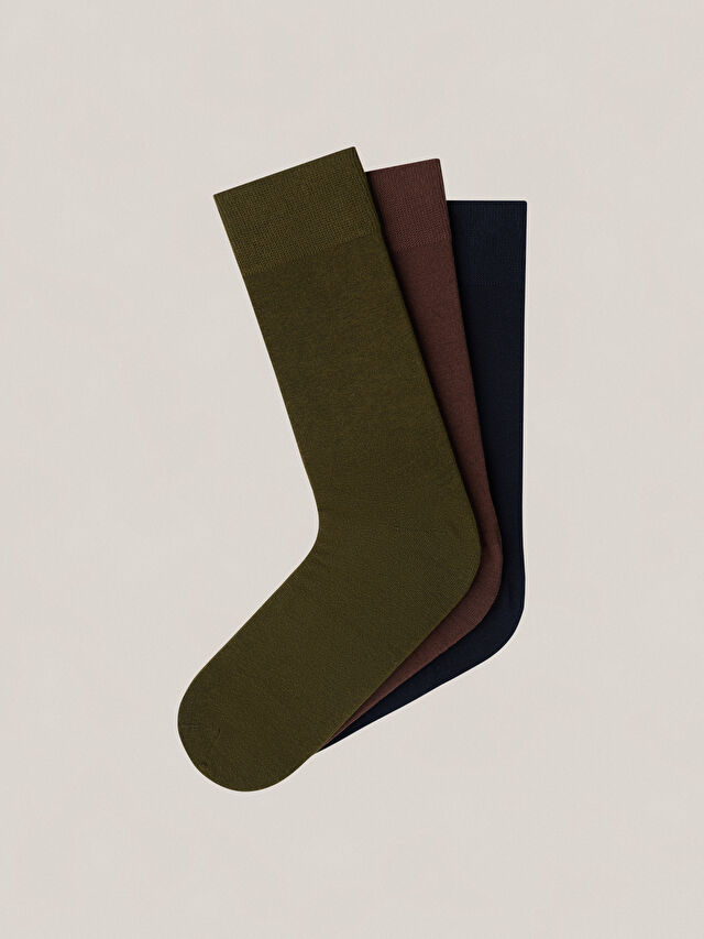 TRÓJPAK BAWEŁNIANYCH SKARPET