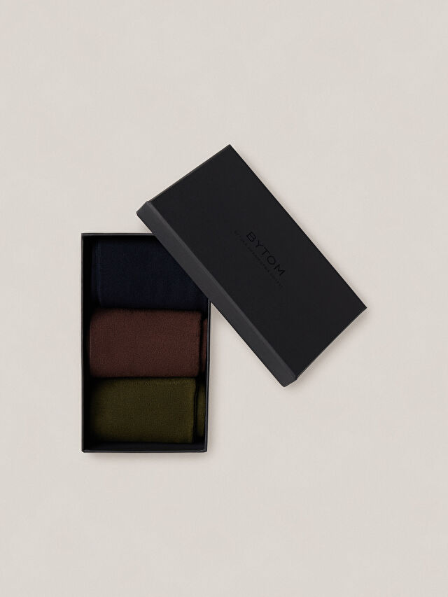 TRÓJPAK BAWEŁNIANYCH SKARPET