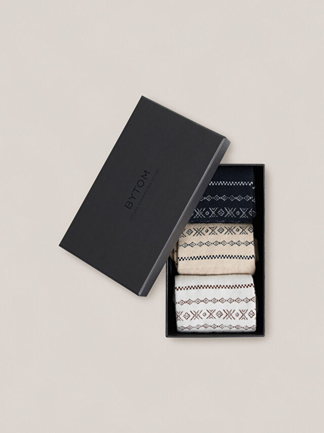 TRÓJPAK BAWEŁNIANYCH SKARPET