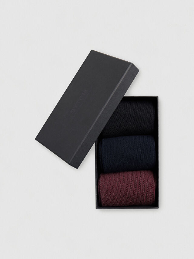 TRÓJPAK BAWEŁNIANYCH SKARPET