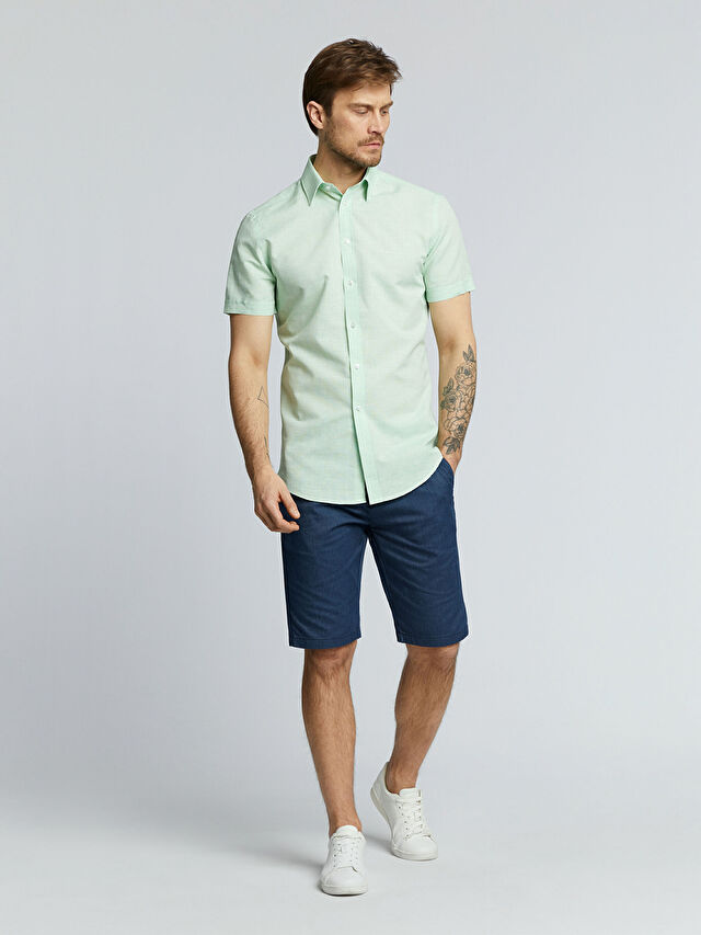 ZIELONA KOSZULA KRÓTKI RĘKAW