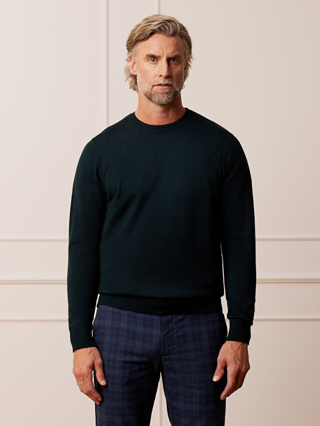 ZIELONY SWETER CROXTON