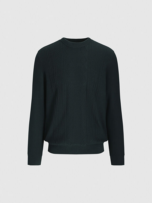 ZIELONY SWETER ANTON