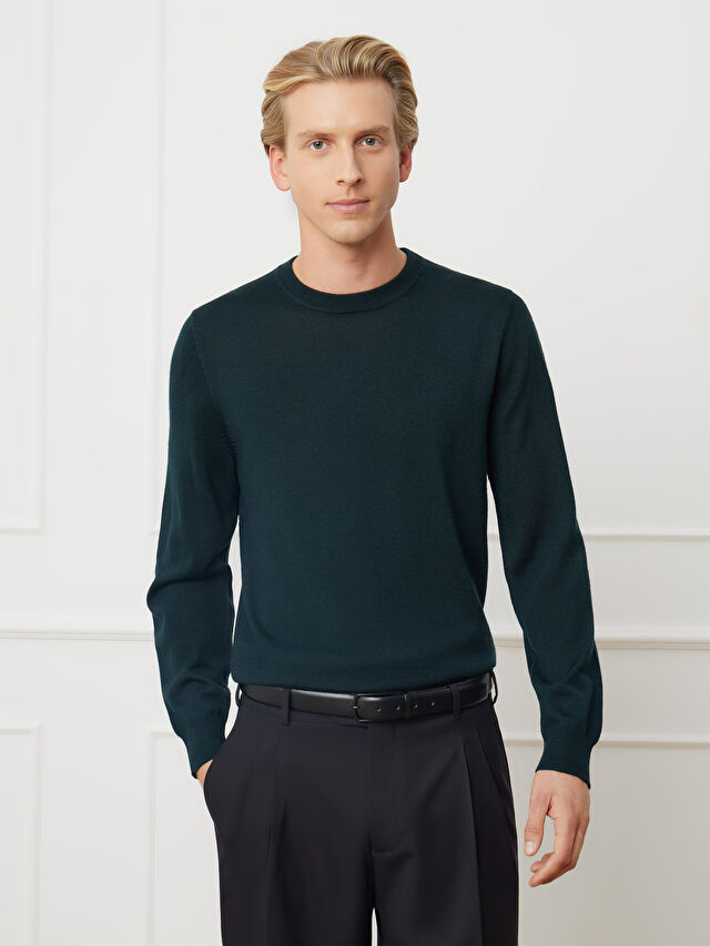 ZIELONY SWETER CROXTON