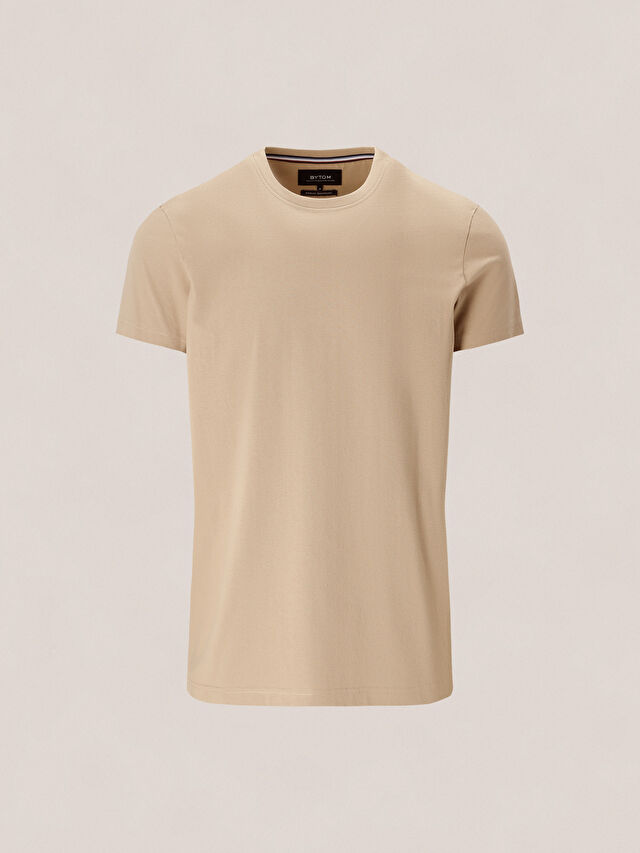 BEŻOWY T-SHIRT BRIGHTLIGESS