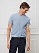 FIOLETOWY T-SHIRT COLBY