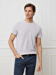 NIEBIESKI T-SHIRT CRISSMOD